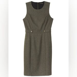 Banana Republic classic wool blend sheath dress
